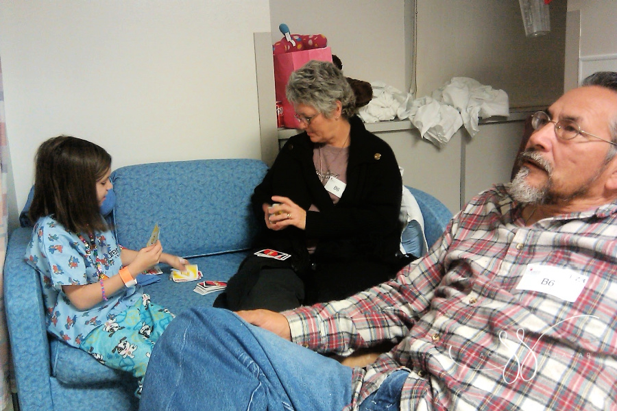 grandparents visit during inpatient stay