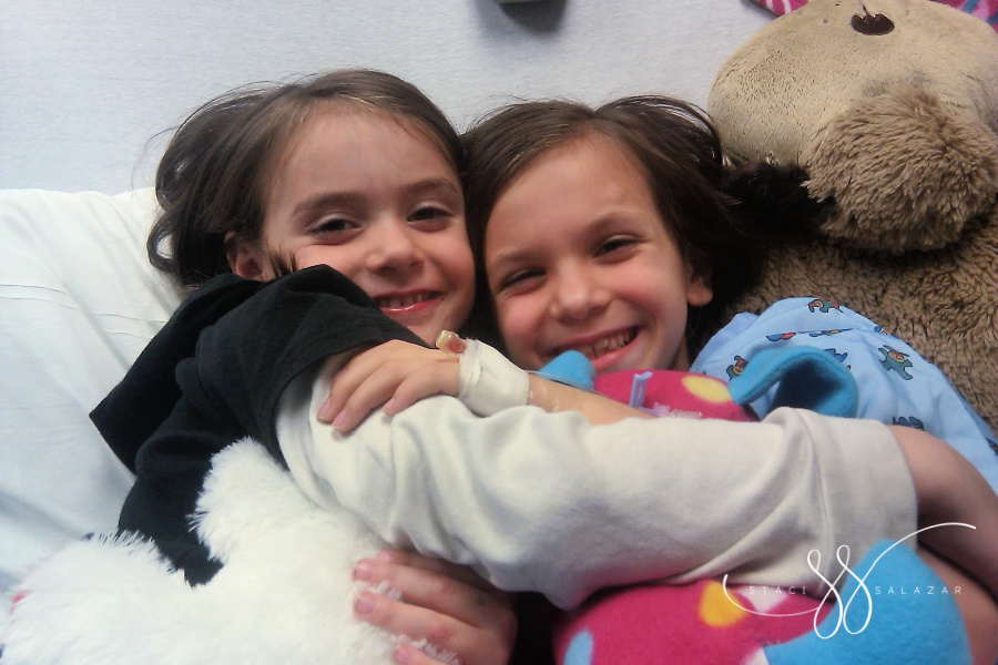 sister visiting during inpatient stay