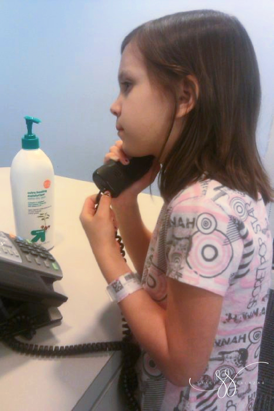 princess jf on hospital phone