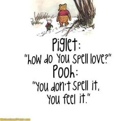 Pooh spell love