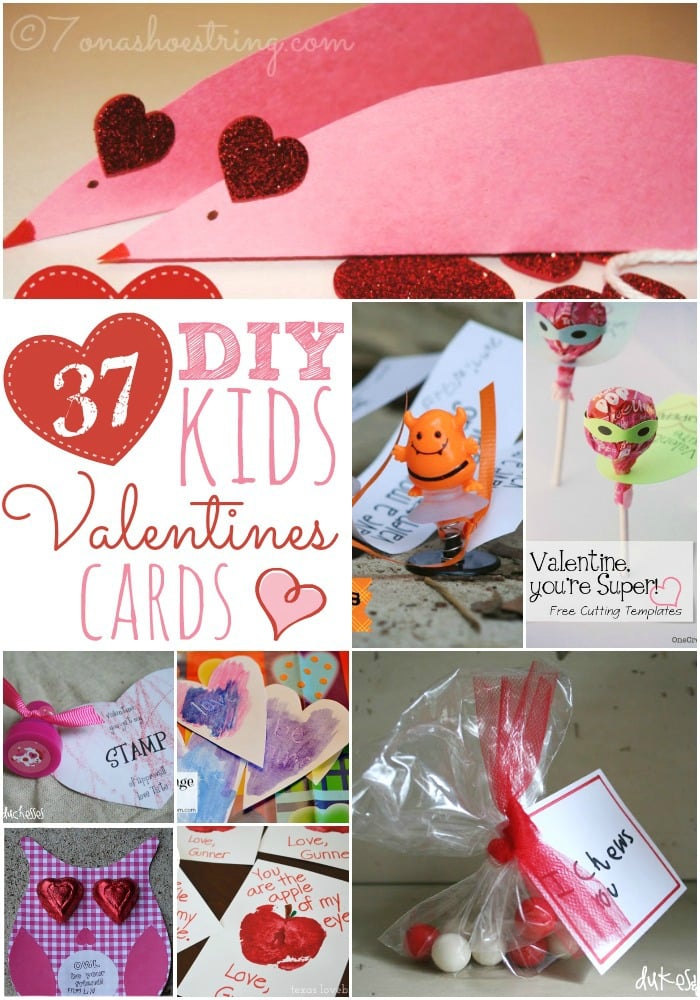 DIY Kids Valentines Cards