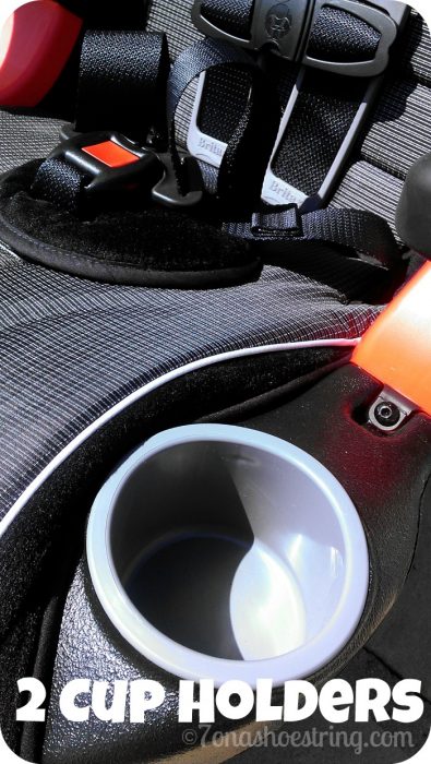 integrated cup holders