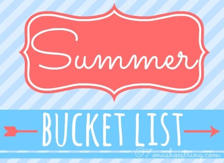 Summer Bucket List