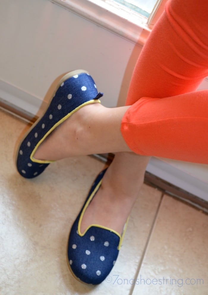 blue flats for girls