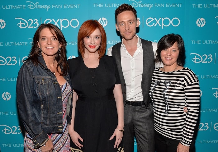 Jenni Magee-Cook; Christina Hendricks; Tom Hiddleston; Peggy Holmes Jenni Magee-Cook; Christina Hendricks; Tom Hiddleston; Peggy Holmes