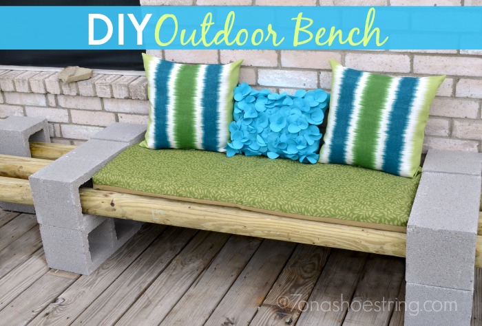 DIY Outdoor Bench DIY Outdoor Bench