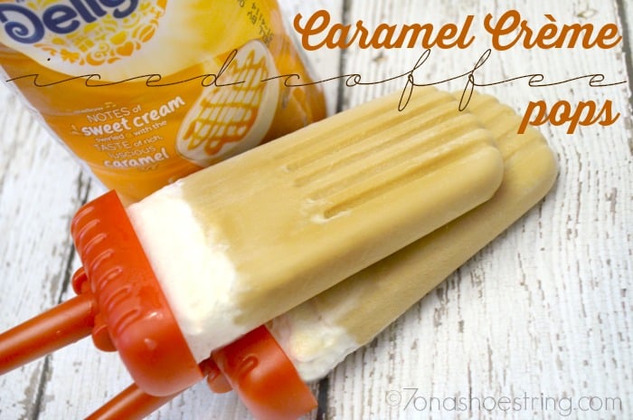 Caramel Crème Iced Coffee Pops