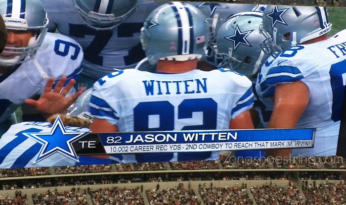Jason Witten 10000 receiving yards Jason Witten 10000 receiving yards