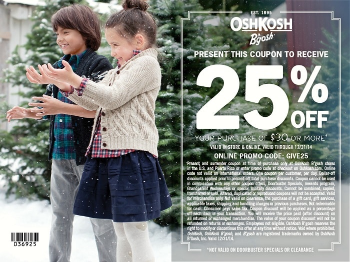 OshKosh B'gosh Coupon