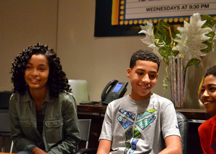 Yara Shahidi and Marcus Scribner black-ish