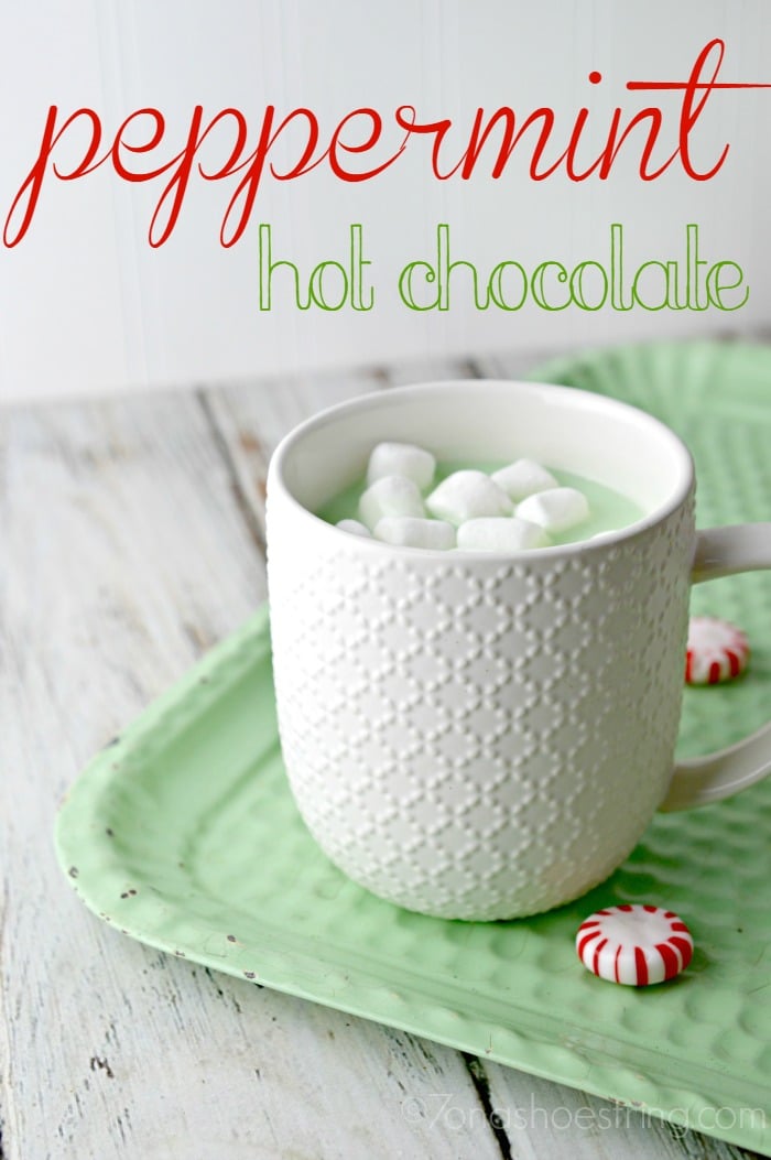 peppermint hot chocolate