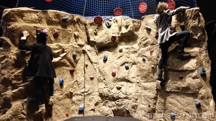 rock climbing Perot Museum