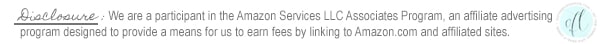 We are a participant in the Amazon Services LLC Associates Program, an affiliate advertising program designed to provide a means for us to earn fees by linking to Amazon.com and affiliated sites.