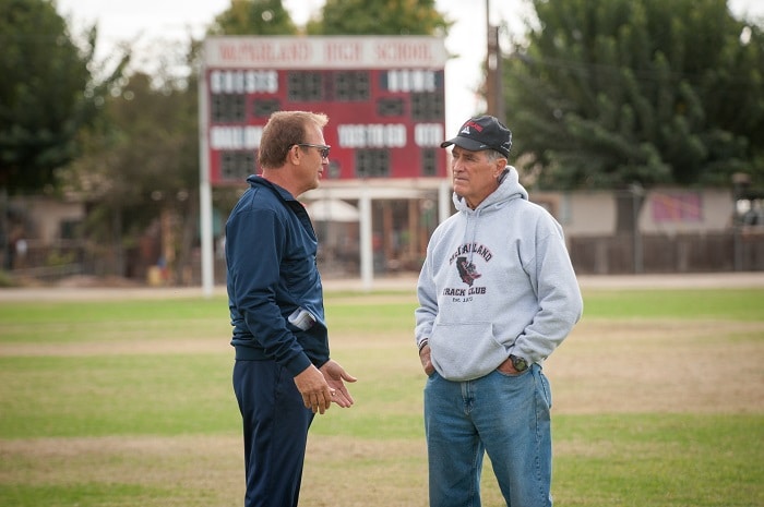 McFARLAND, USA Kevin Costner and Jim White McFARLAND, USA Kevin Costner and Jim White