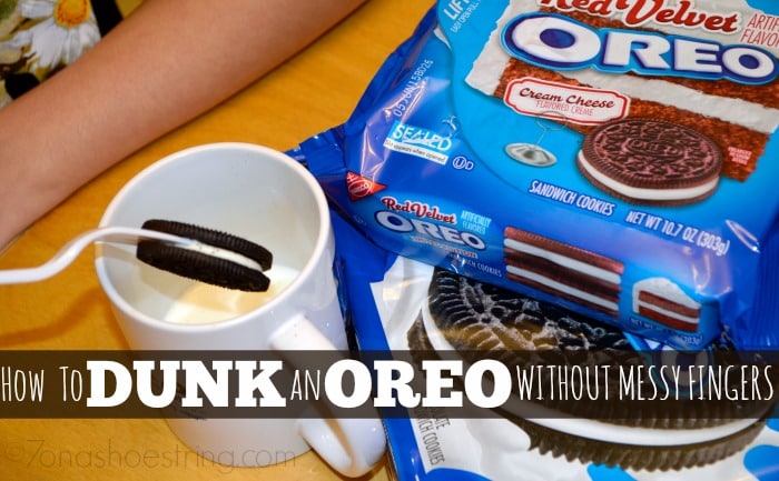 how to dunk an OREO without messy fingers