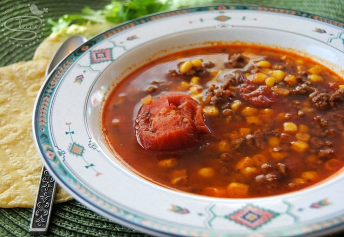 taco soup with canned vegetables