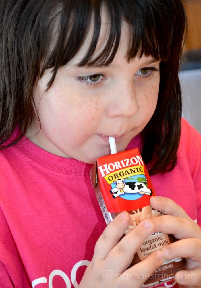 Horizon Organic lowfat chocolate milk