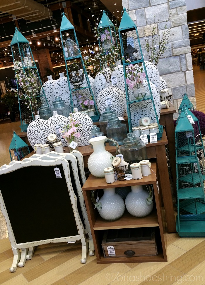 Nebraska Furniture Mart chalkboard stand