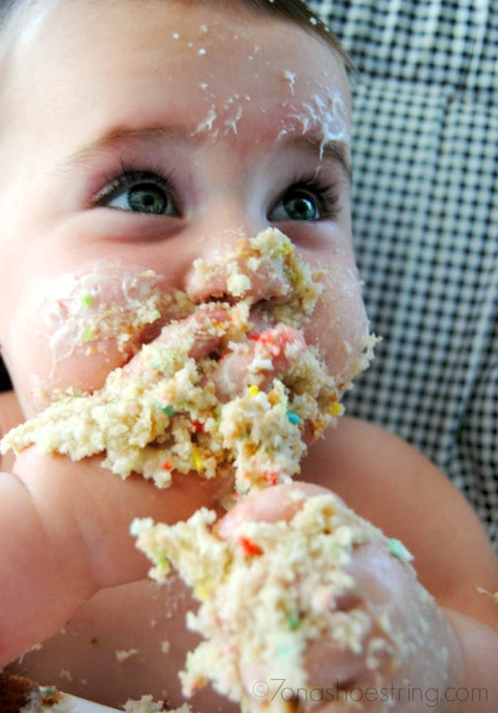 1st birthday smash cake