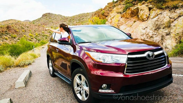 2015 Toyota Highlander road trip