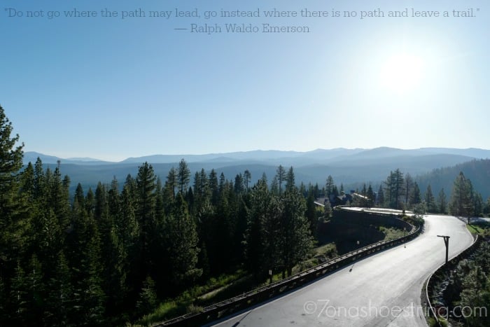 Don't go where the path may lead