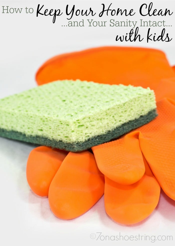Keep Your Home Clean with Kids