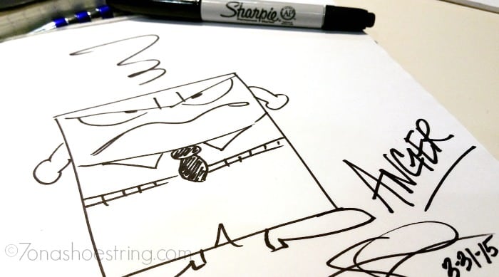 drawing Anger from Inside Out drawing Anger from Inside Out