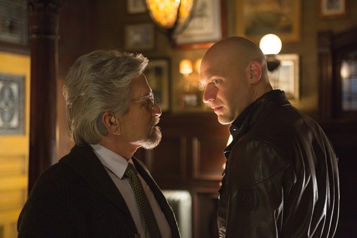 Marvel's Ant-Man Michael Douglas and Corey Stoll