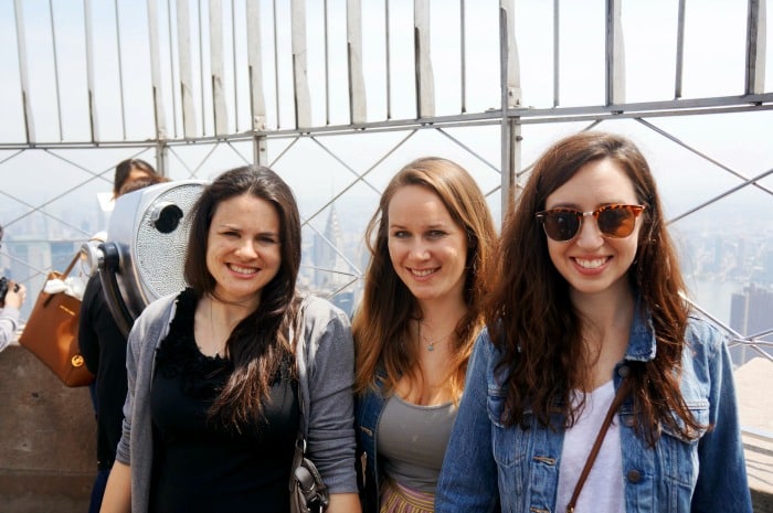 visit the empire state building on a girlfriend getaway to new york city
