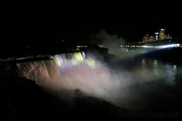 Niagara Falls NYC at night