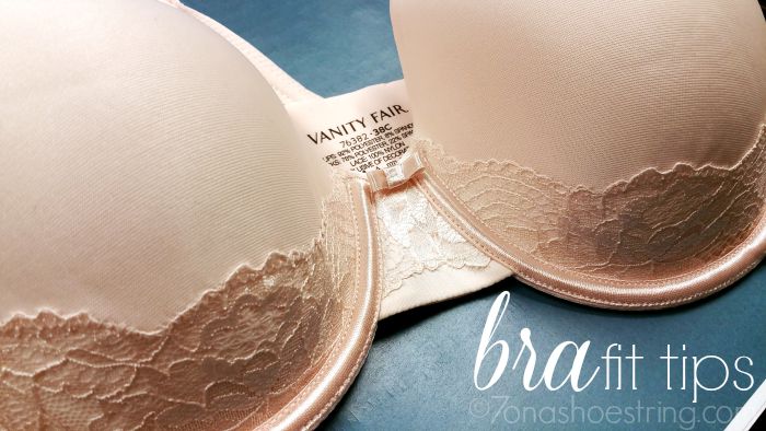 Vanity Fair bra fit tips