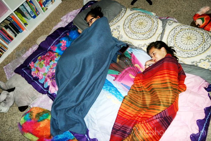 fall family movie night in