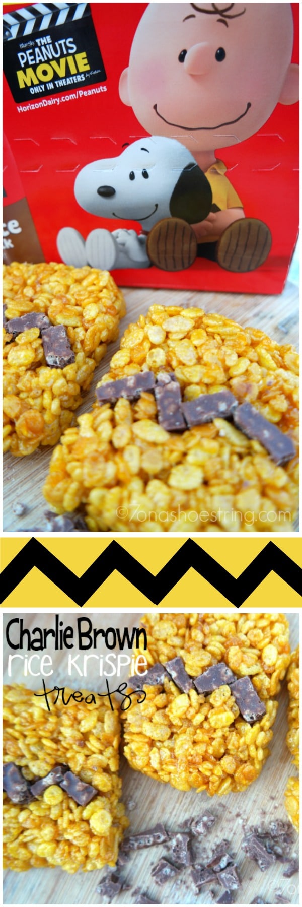 Charlie Brown Rice Krispie Treats