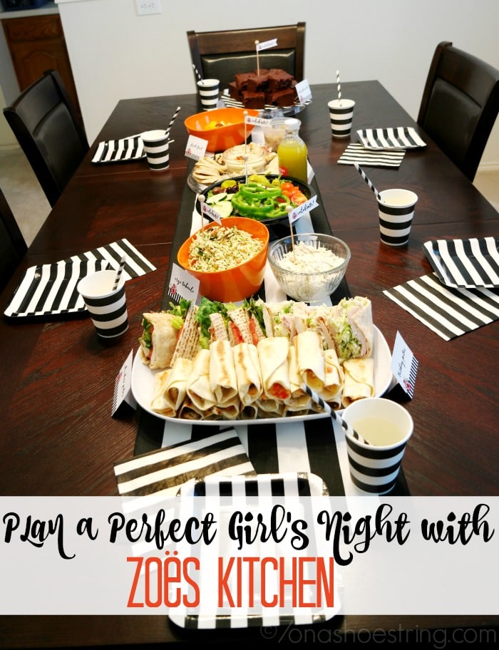 Plan a Perfect Girls' Night with Zoës Kitchen Catering 