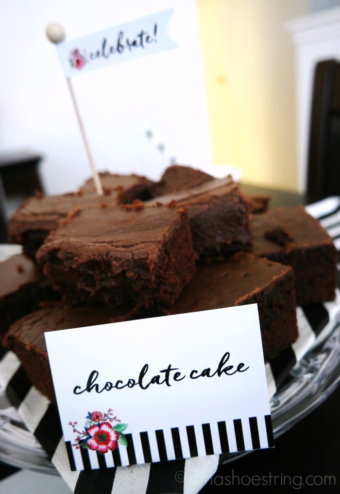 Zoës Kitchen chocolate cake