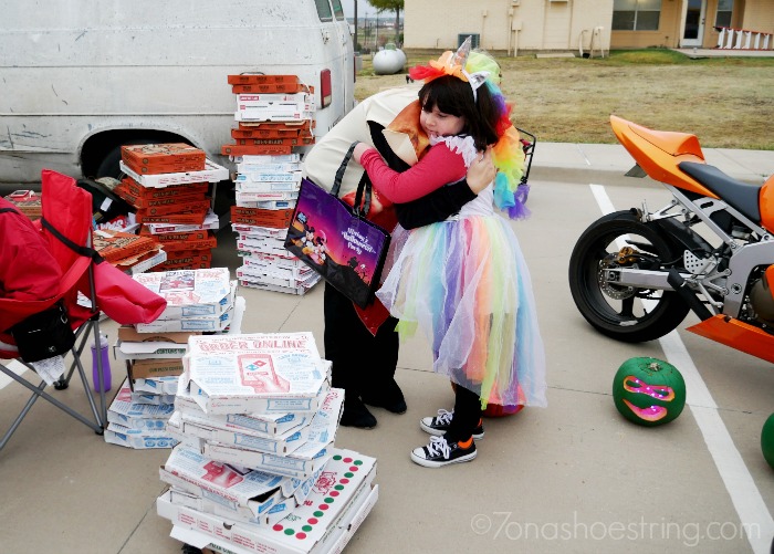 Halloween hugs from friends