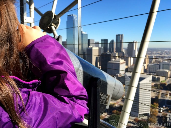 Reunion Tower GeO-Deck outdoor viewing