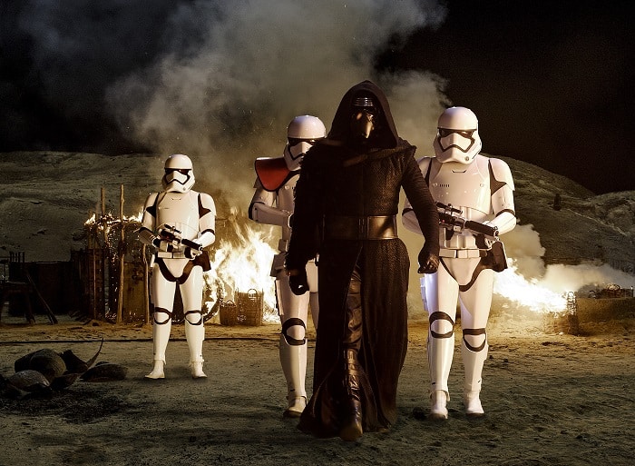 Star Wars Kylo Ren and the Stormtroopers