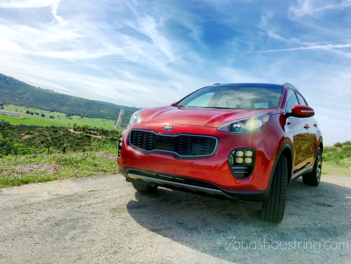 2017 Kia Sportage aerodynamic body 2017 Kia Sportage aerodynamic body