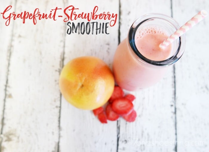 Grapefruit-Strawberry Smoothie
