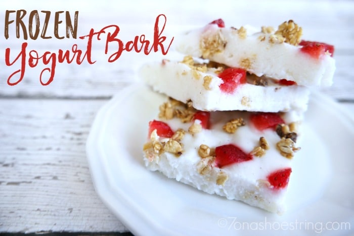 Frozen Yogurt Bark