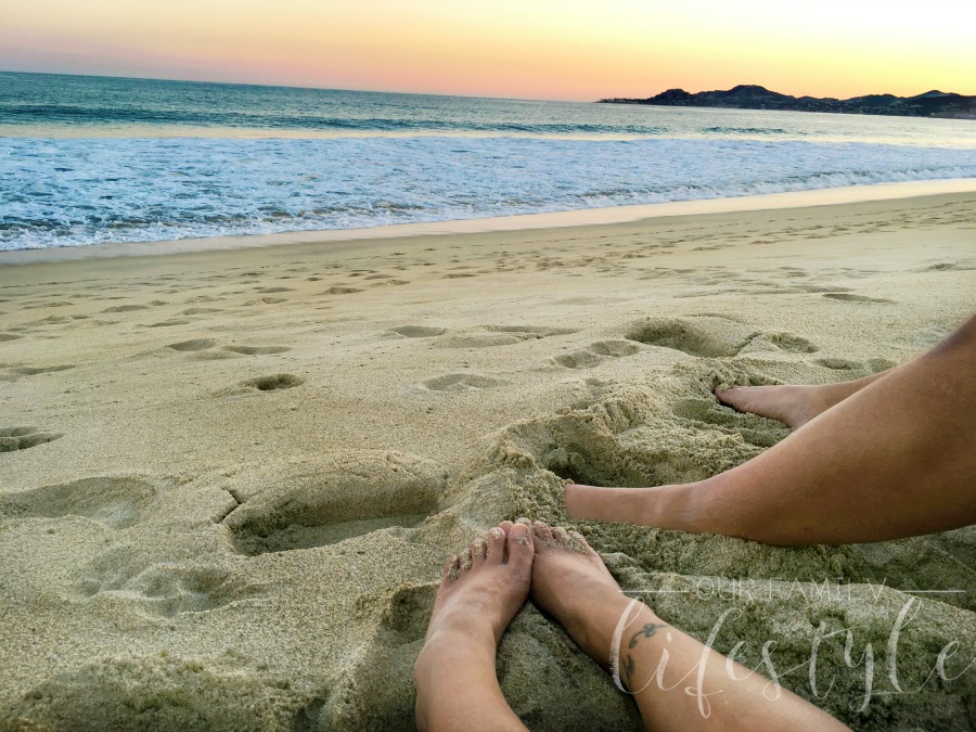 sunset at Holiday Inn Los Cabos