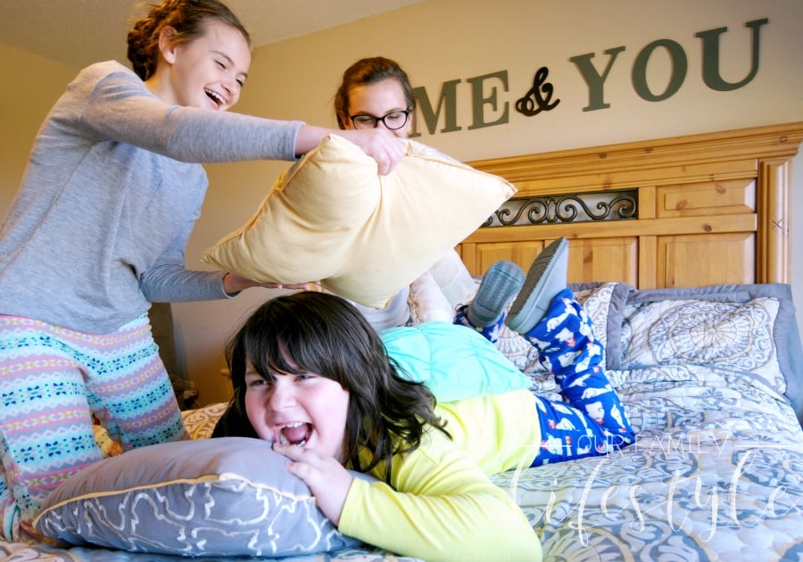 pillow fight in pajamas pillow fight in pajamas
