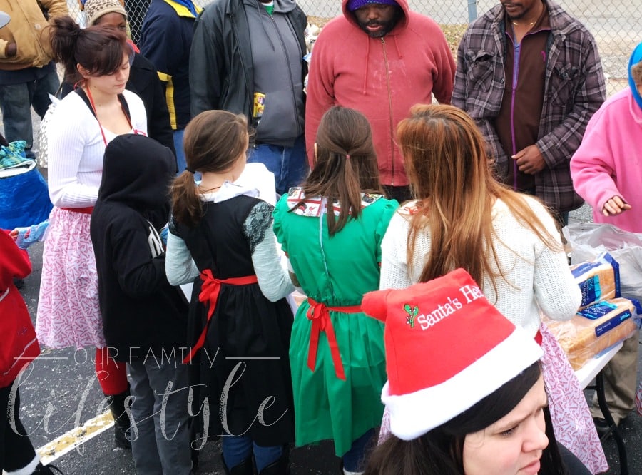 giving to others during holidays