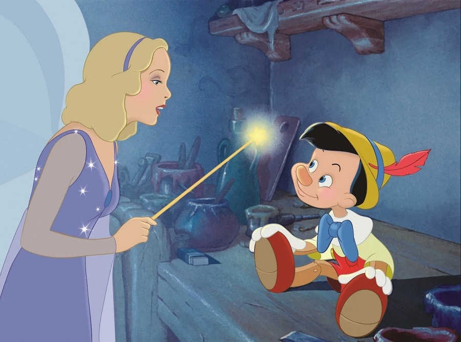 Pinocchio and the Blue Fairy