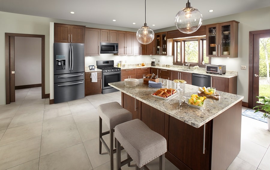 Best Buy Samsung Transitional Kitchen