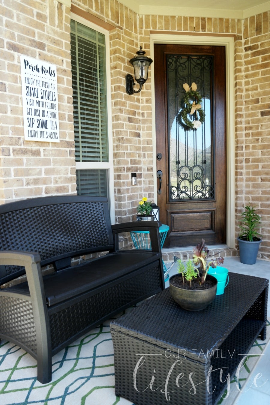 front porch patio project