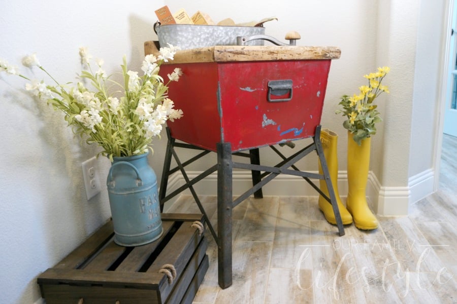 antique washing machine