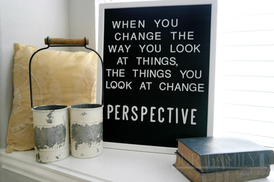 things you look at change perspective