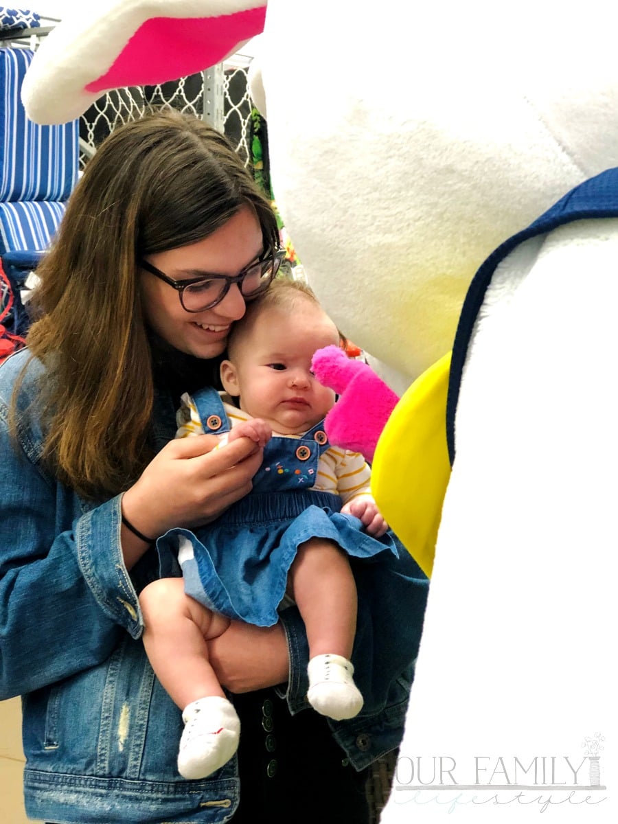 Hopkins the Easter Bunny at Walmart